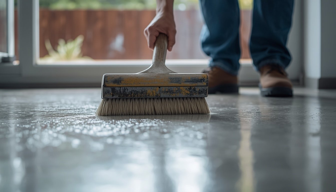 lucid-origin_zoom_in_look_on_the_waterproofing_floor_with_asian_male_hands_holding_a_waterpro-0